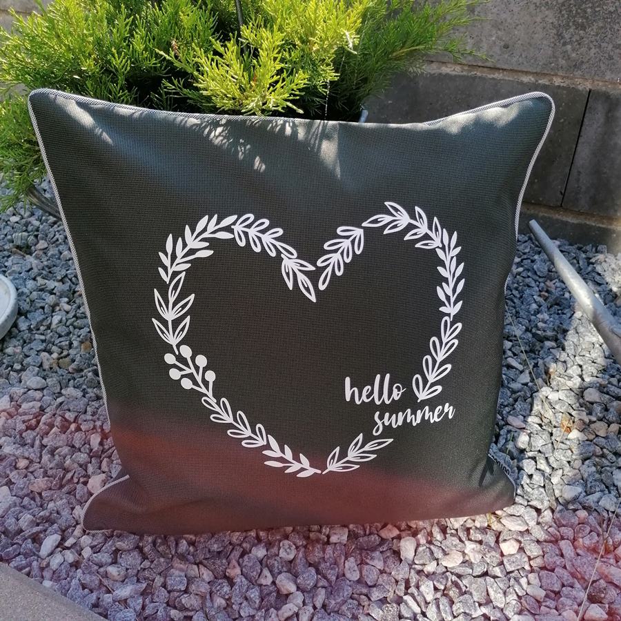 Outdoor Kissen mit Turbo Flexfolie