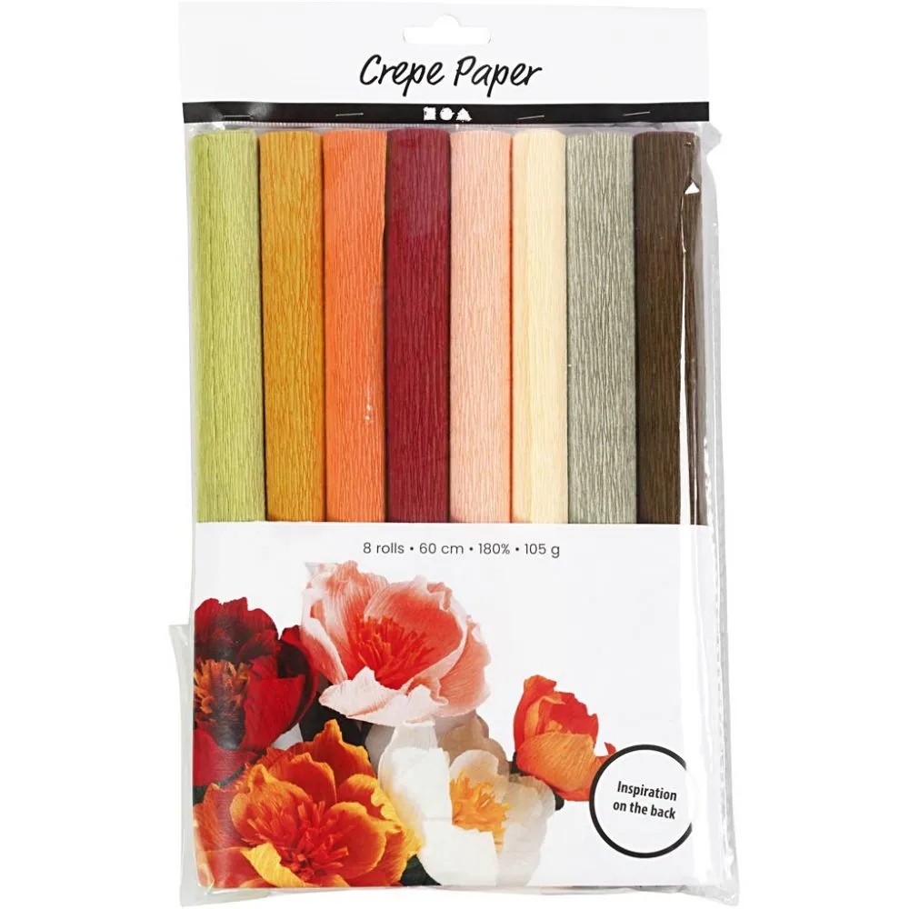 Materialpackung mit Krepppapier